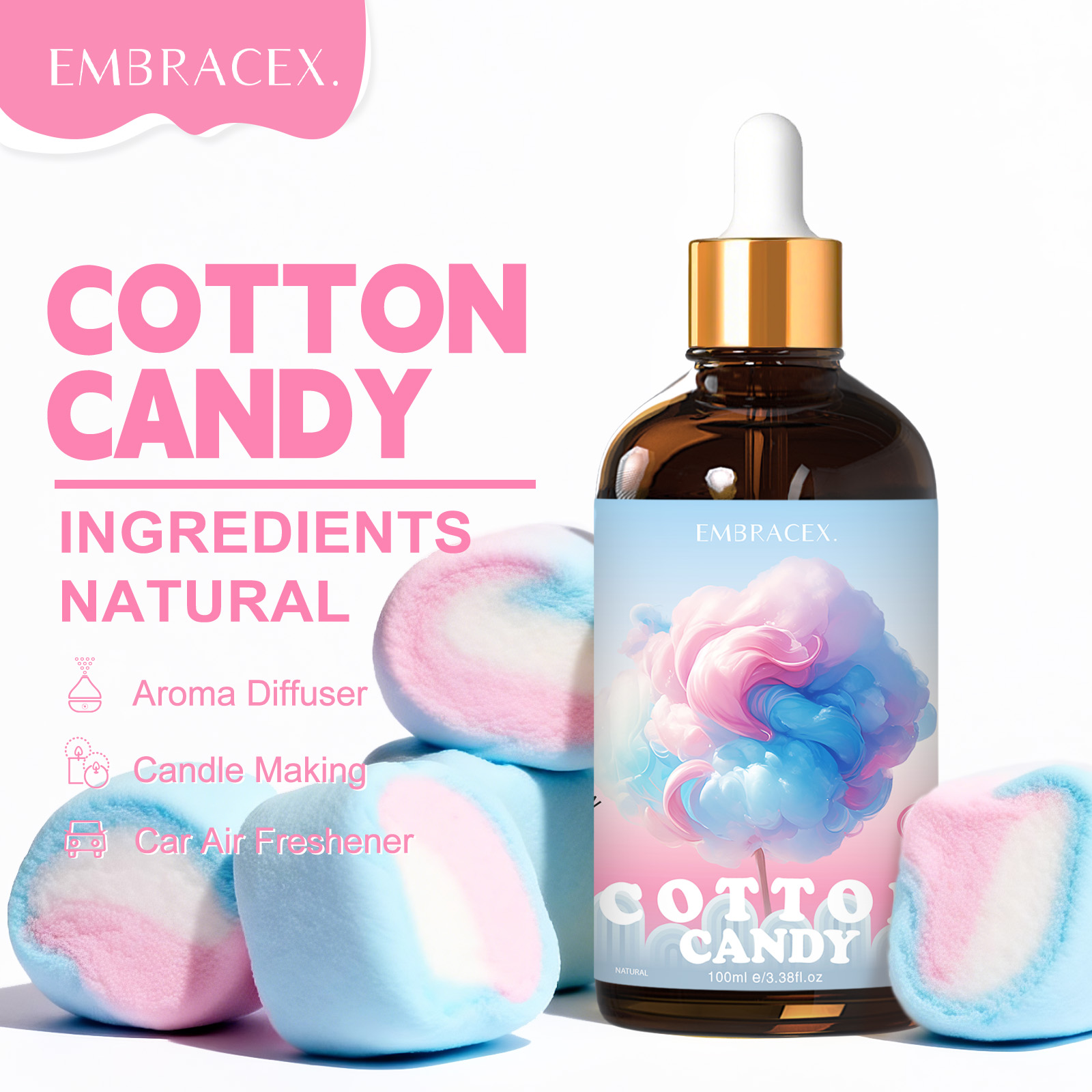 زيت عطري برائحة حلوى القطن 100 - مراجعة Perfume Fragrance Oil وسعره
