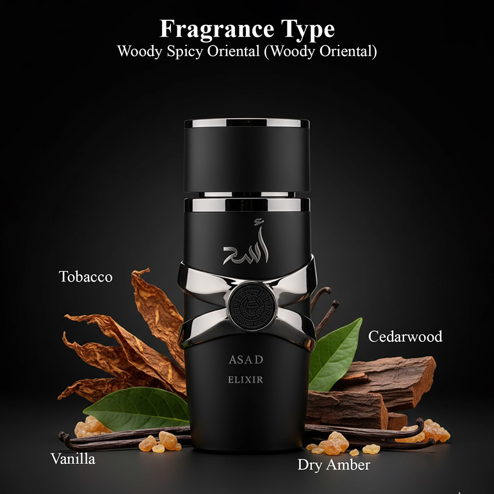 عطر أسد إليكسير للرجال، 100 مل - مراجعة Perfume Alcohol Fragrance وسعره